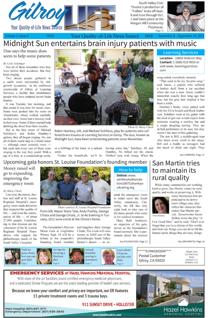 Online print version of Gilroy Life September 6 – 19, 2017 issue ...