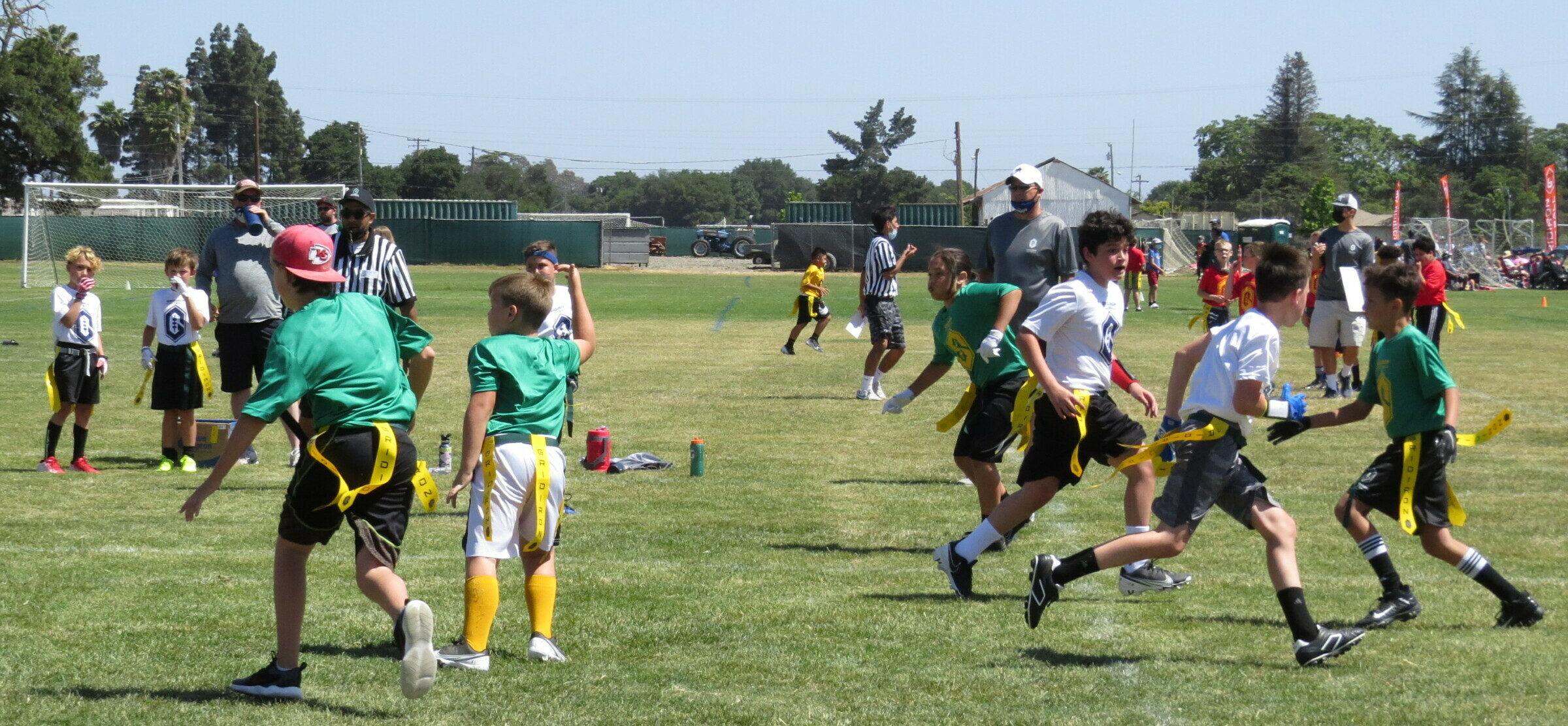 Chippewa Valley flag football teams take part in inaugural Green